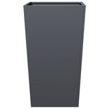 Garden Planters Anthracite 2 pcs 45x45x75 cm Steel