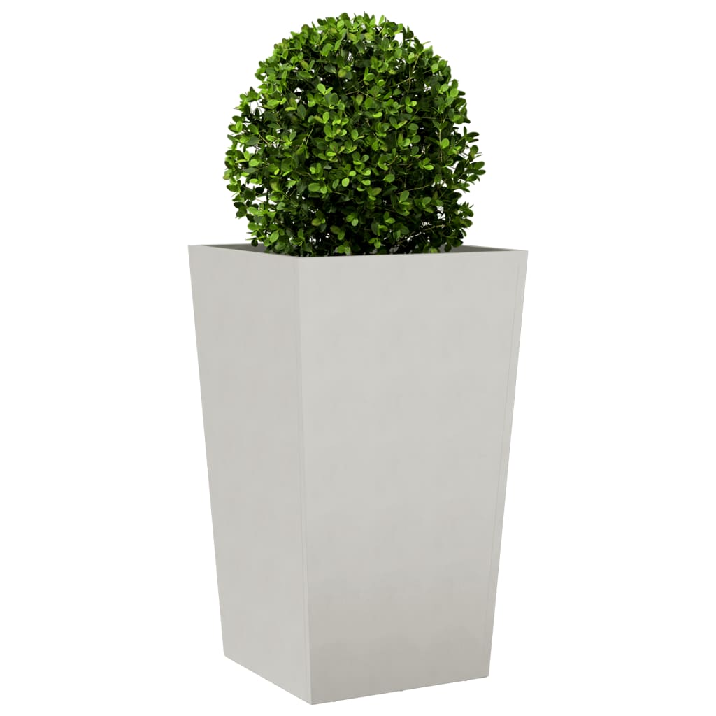 Garden Planters 45x45x75 cm 2 pcs Stainless Steel