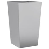 Garden Planter 45x45x75 cm Galvanised Steel