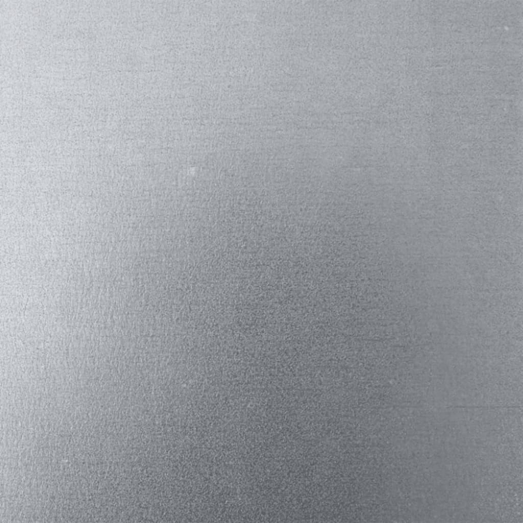 Garden Planter 45x45x75 cm Galvanised Steel