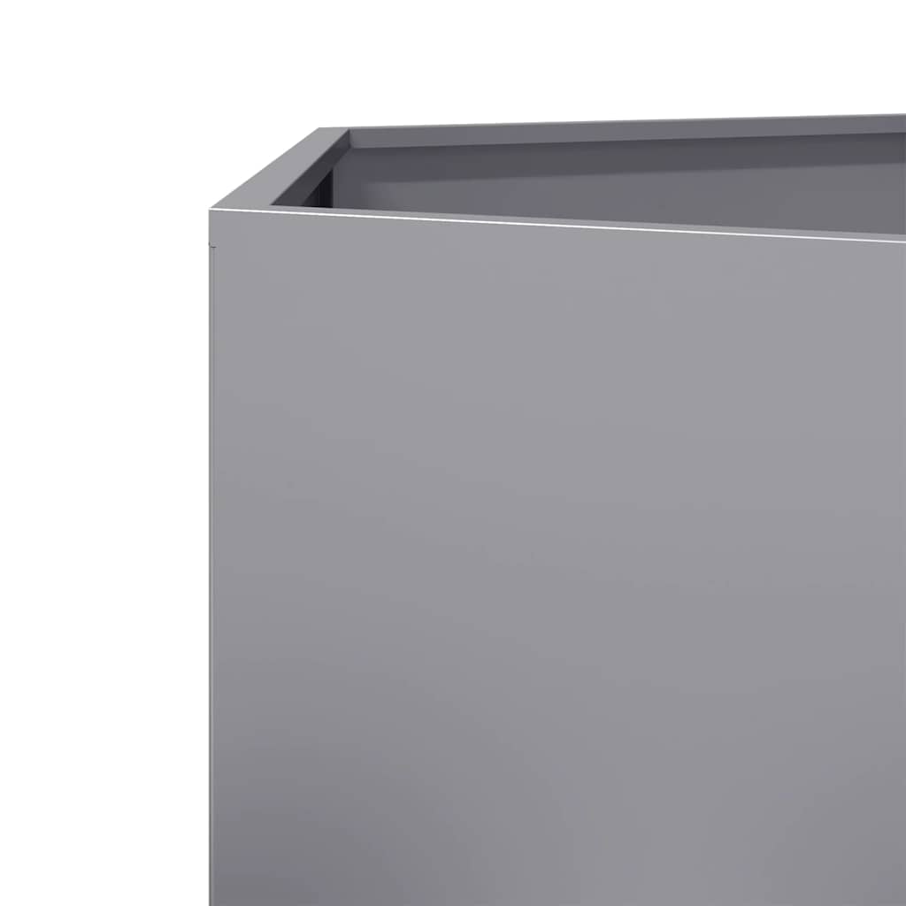 Garden Planter Hexagon 46x40x45 cm Galvanized Steel