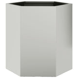 Garden Planter Hexagon 46x40x45 cm Weathering Steel