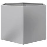 Garden Planter Hexagon 69x60x45 cm Galvanized Steel