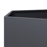 Garden Planter Anthracite Hexagon 104x90x45 cm Steel