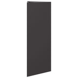 Garden Planter Black Triangular 30x26x75 cm Steel