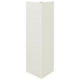 Garden Planters 2 pcs White Triangular 30x26x75 cm Steel