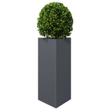 Garden Planter Anthracite Triangular 40x34.5x70 cm Steel