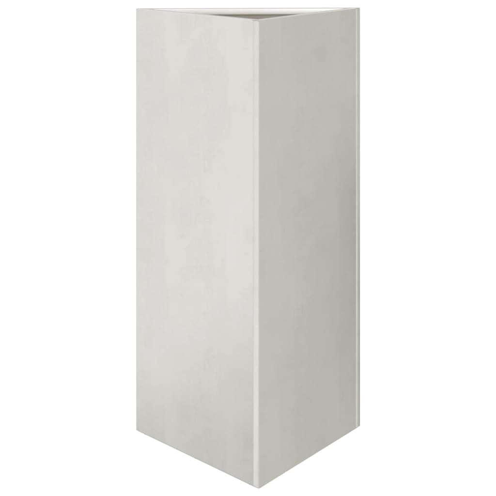 Garden Planter Triangular 40x34.5x70 cm Stainless Steel