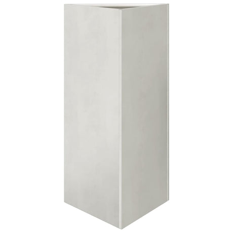 Garden Planter Triangular 40x34.5x70 cm Stainless Steel