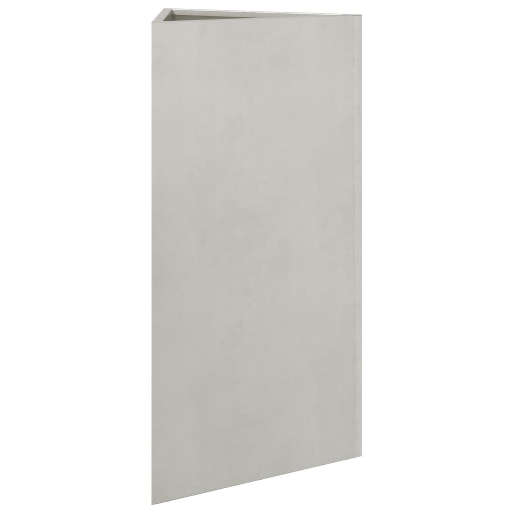 Garden Planter Triangular 40x34.5x70 cm Stainless Steel