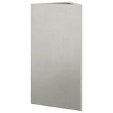 Garden Planter Triangular 40x34.5x70 cm Stainless Steel