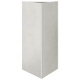 Garden Planters 2 pcs Triangular 40x40x75 cm Stainless Steel