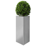 Garden Planter Triangular 40x40x75 cm Galvanized Steel