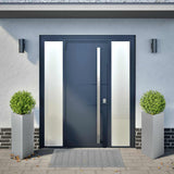 Garden Planters 2 pcs Triangular 40x40x75 cm Galvanized Steel