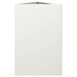 Garden Planter White Triangular 50x43x75 cm Steel