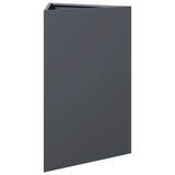 Garden Planters 2 pcs Anthracite Triangular 50x43x75 cm Steel