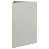 Garden Planter Triangular 50x43x75 cm Stainless Steel