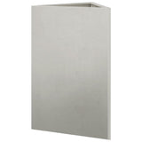 Garden Planter Triangular 50x43x75 cm Stainless Steel