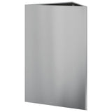Garden Planters 2 pcs Triangular 50x43x75 cm Galvanized Steel