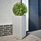 Garden Planters 2 pcs Triangular 50x43x75 cm Galvanized Steel