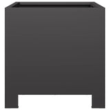 Garden Planter Black 30x30x30 cm Steel