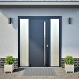 Garden Planters 2 pcs White 30x30x30 cm Steel