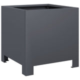 Garden Planter Anthracite 30x30x30 cm Steel