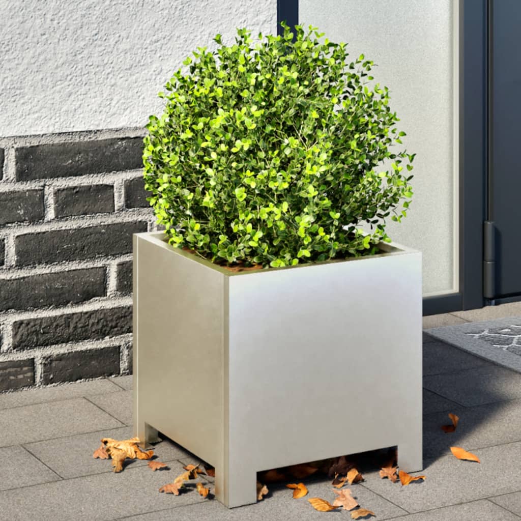 Garden Planter 30x30x30 cm Stainless Steel