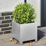 Garden Planter 30x30x30 cm Galvanised Steel