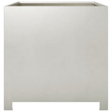 Garden Planter 50x50x50 cm Stainless Steel