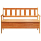Outdoor Bench Brown 119 x 76 x 44cm Solid pine wood