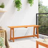Outdoor Bench Brown 119 x 35 x 47cm Solid pine wood