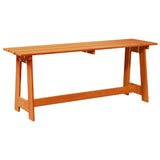 Outdoor Bench Brown 119 x 47 x 35 cm Solid Pine Wood