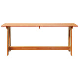 Outdoor Bench Brown 119 x 35 x 47cm Solid pine wood