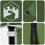Pop-up Canopy Tent Green 200 x 200 cm Fabric