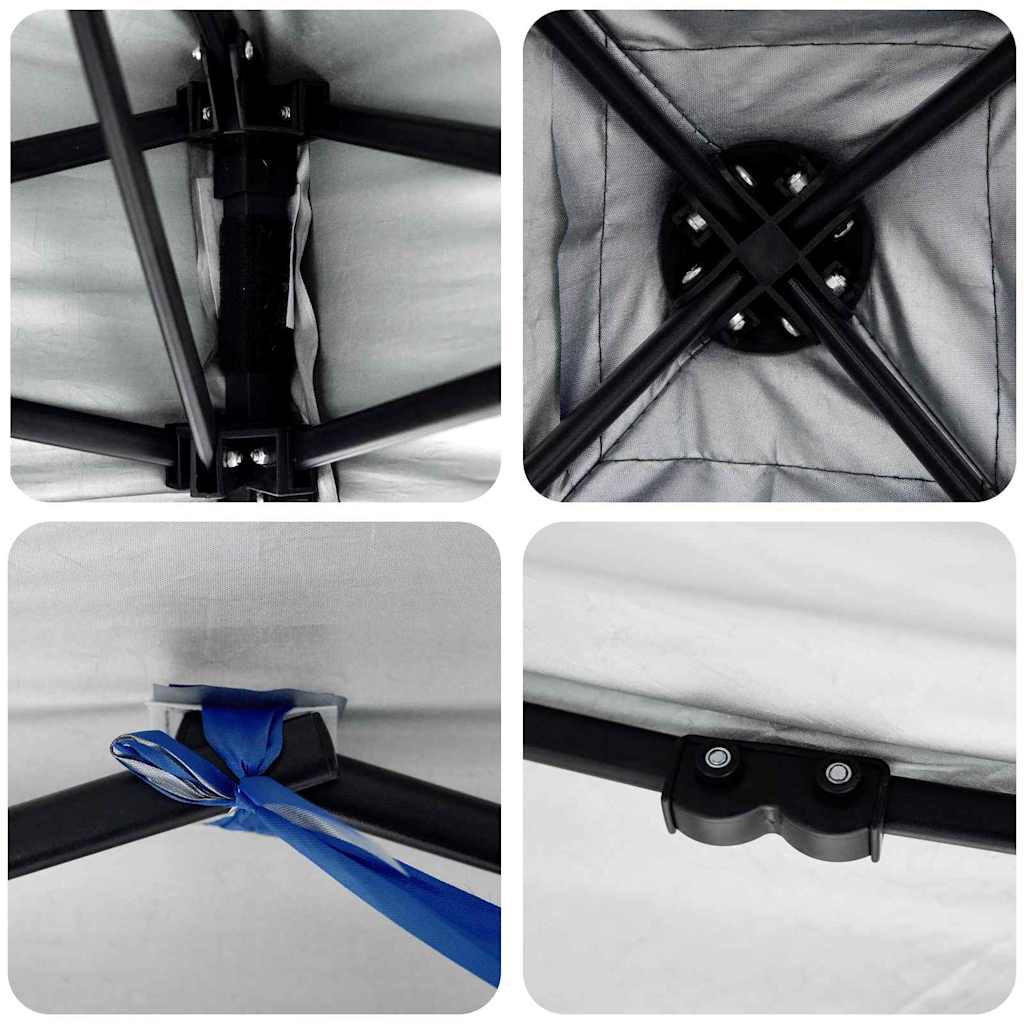 Canopy Tent Manual Blue 243 x 243 x 251 cm Fabric