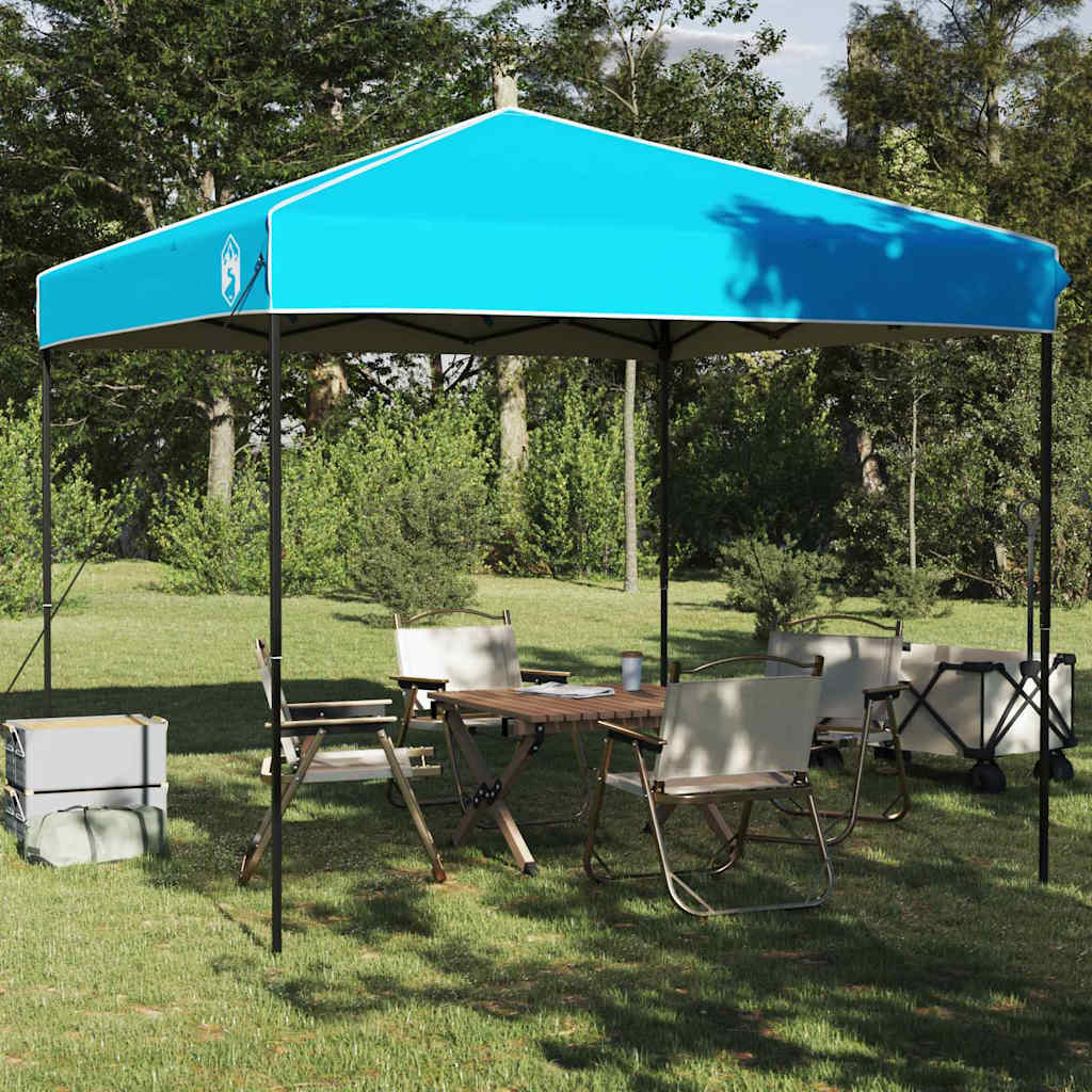Pop-up Canopy Tent Blue 250 x 250 cm Fabric