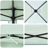 Pop-up Canopy Tent Green 300 x 300 cm Fabric