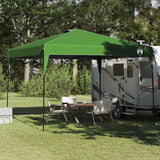 Pop-up Canopy Tent Green 300 x 300 cm Fabric