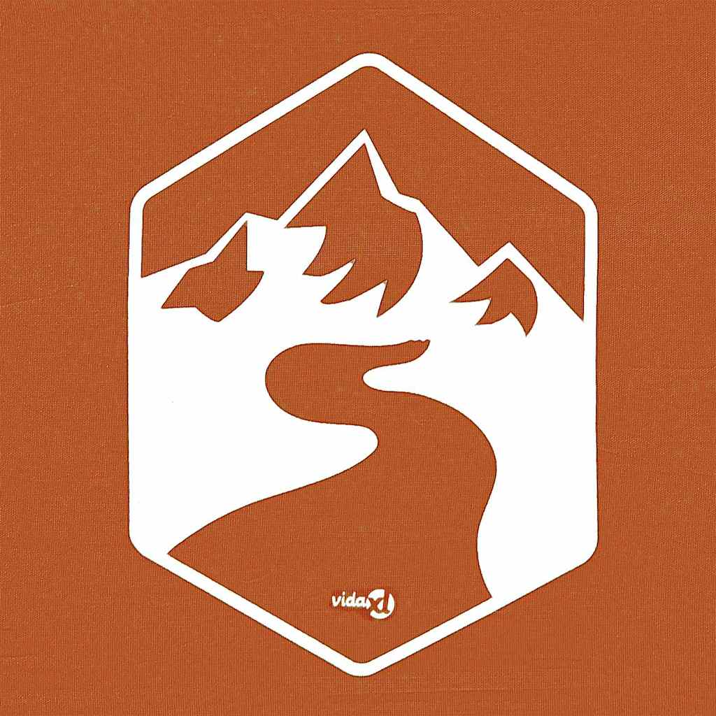 Canopy Tent Manual Orange 290 x 290 x 251 cm Fabric