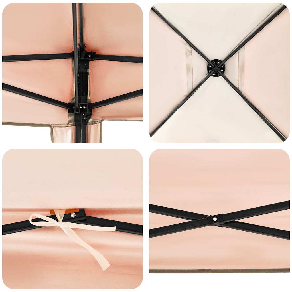 Pop-up Canopy Tent Orange 300 x 300 cm Fabric