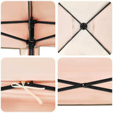 Pop-up Canopy Tent Orange 300 x 300 cm Fabric