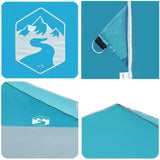 Pop-up Canopy Tent Blue 400 x 400 cm Fabric