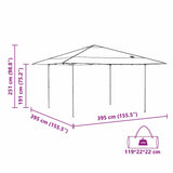 Pop-up Canopy Tent Blue 400 x 400 cm Fabric