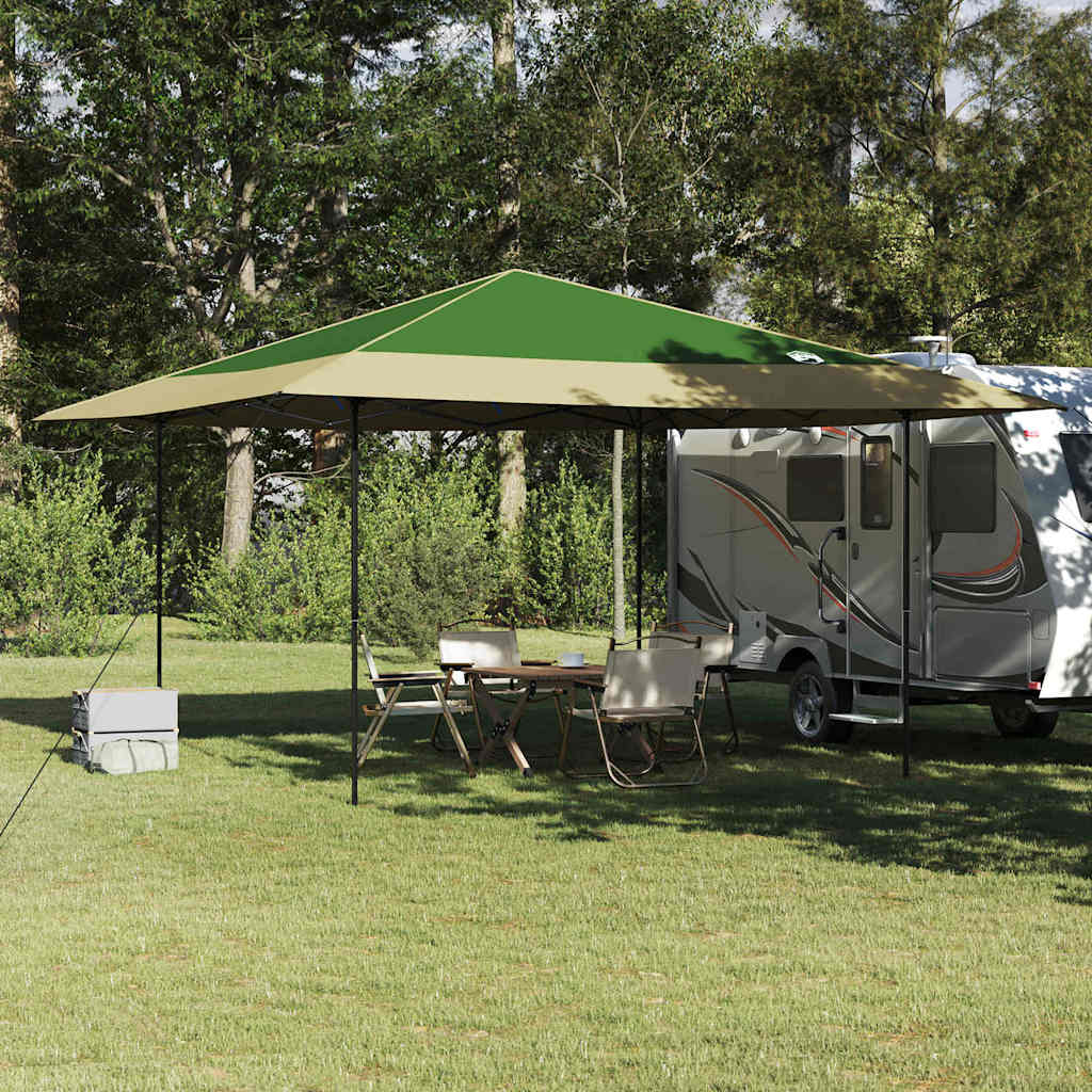 Pop-up Canopy Tent Green 400 x 400 cm Fabric