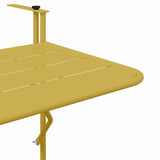 Hanging Balcony Table Gold 60 x 39 x 65 cm Steel
