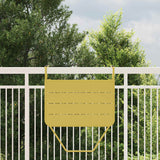 Hanging Balcony Table Gold 60 x 39 x 65 cm Steel