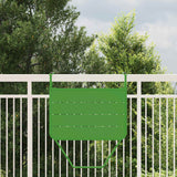 Hanging Balcony Table Green 60 x 39 x 65 cm Steel