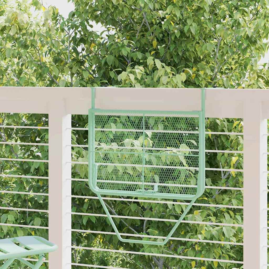 Hanging Balcony Table Mint green 60 x 39 x 65 cm Steel