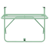 Hanging Balcony Table Mint green 60 x 39 x 65 cm Steel